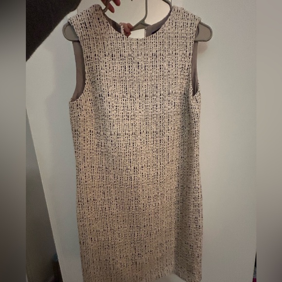 Theory- Ivory Multi Hatch Tweed dress 
Size 6
NWT - Picture 8 of 9